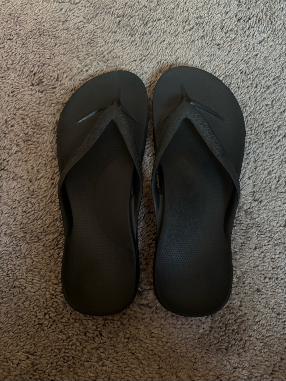 Black Archie Flip Flops